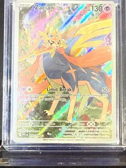 Zacian Pokemon 100 PFL Illustration Rare Near Mint Card - Image 3