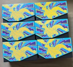 Lot Of 6 EMPTY ETB Elite Trainer Box Pokemon Card Boxes - ETB Boxes Only - Image 1