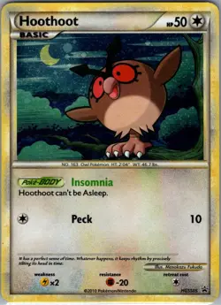 Hoothoot HGSS05 Holo HGSS Promos - Pokemon Card - LP - Image 1