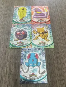 2000 Topps Chrome Pokemon 5 Different Cards Lot - Image 1