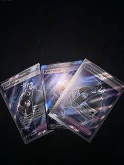 Pokemon TCG Punk Helmet Trainer Tool Holo Cards Lot - 3x PFL 121/094 - Image 1
