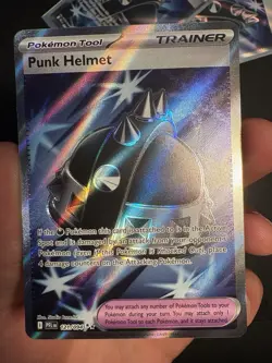 Pokemon TCG Punk Helmet Trainer Tool Holo Cards Lot - 3x PFL 121/094 - Image 5