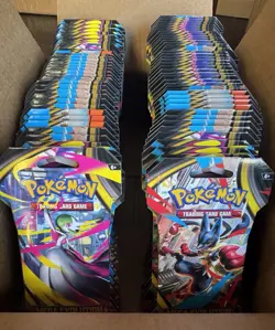 Pokemon TCG Mega Evolutions Sleeved Booster Packs FACTORY SEALED - LOT OF 72 - Image 1