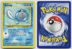 POLIWAG 59/102 COMMON BASE SET UNLIMITED POKEMON LP - Image 3