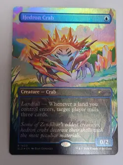 MTG Hedron Crab SLD Foil Magic the Gathering Card Play Used - Image 1
