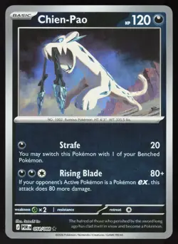 Chien-Pao 054/088 Rare Perfect Order Pokemon Reverse Holo Near Mint - Image 1