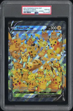 PSA 10 - PIKACHU V-UNION CELEBRATIONS COLLECTION JUMBO PROMO - 2021 POKEMON SWSH - Image 1