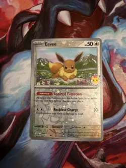 Eevee - (Pokemon Day 2025) (Reverse Cosmos Holo) 074/131 Miscellaneous Card NM - Image 1
