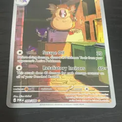 Pokemon TCG Raticate 099/088 Scarlet & Violet Reverse Holo Rare English 90 HP - Image 2
