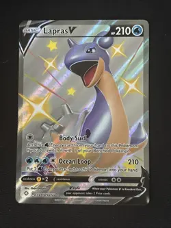 Pokemon Lapras V SV110/SV122 Shining Fates: Shiny Vault Holo - Image 1