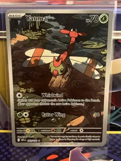 Pokemon TCG Yanma 183/182 - Destined Rivals Illustration Rare NM - Image 1