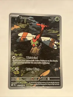 Pokemon TCG Yanma 183/182 - Destined Rivals Illustration Rare NM - Image 3