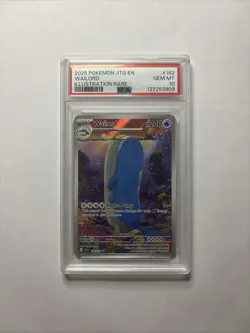 2025 POKEMON JTG EN-JOURNEY TOGETHER ILLUSTRATION RARE #162 WAILORD PSA 10 - Image 1