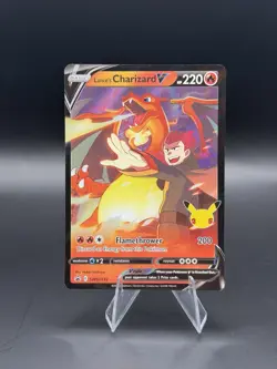 Lance's Charizard V SWSH133 Celebrations Black Star Promo NM Pokemon TCG - Image 1