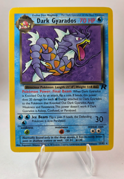 Dark Gyarados 25/82 Pokemon Team Rocket Non-Holo Rare LP/MP 2000 - Image 1