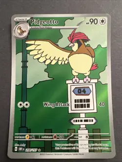 Pokemon TCG Pidgeotto Sv03: Obsidian Flames 208/197 Holo Illustration Rare - Image 1