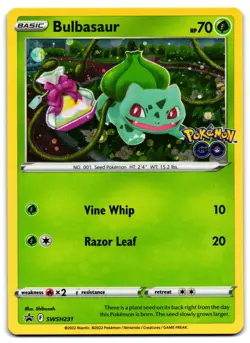 Bulbasaur SWSH231 - 🌊 Sword & Shield Promo Pokemon TCG Holo 🖤 - LP - Image 1
