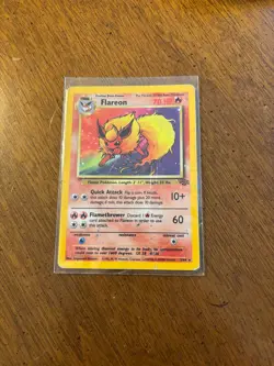 Flareon 3/64 Holo Rare - Pokemon Jungle - Image 1