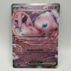 Pokemon TCG Mew EX 151/165 Sv: Scarlet & Violet 151 Holo Double Rare NM - Image 1