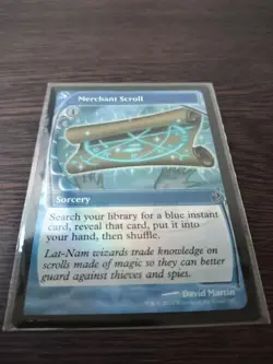 Merchant Scroll MB2 YuGiOh card foil used collectible - Image 1