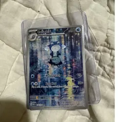 Pokemon Poliwhirl 176/165 SV 151 Illustration Rare Full Art Holo EN TCG - Image 1