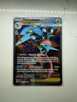 Pokemon TCG-Mega Greninja ex 100/086 Full Art Ultra Rare Chaos Rising NM/M - Image 1