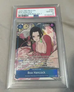 ONE PIECE BOA HANCOCK 2025 PROMOS #004 ILLUSTRATION BOX VOL.1 PSA 10 - Image 1