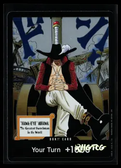 DON!! Card (Dracule Mihawk) The Azure Sea's Seven One Piece Foil NM - Image 1