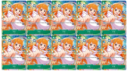10 Pieces ONE PIECE Card Game Nami P-102 McDonald’s 2025 Promo Japanese OP13 NM - Image 1