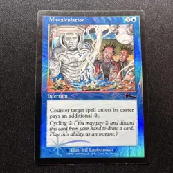 Miscalculation Foil English Magic The Gathering Card Used - Image 1