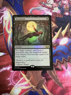 Reactive Reanimate Foil Card Play Use Used - Image 1