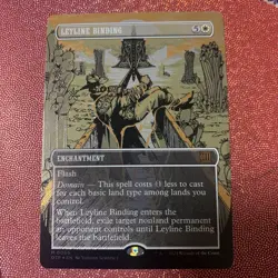 Texture Foil Edition The Constraints of Lines of Power Collectible Card New - Image 1