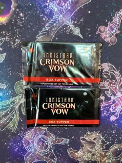 MTG Innistrad: Crimson's Pact English Version Box Topper 2 Pack Set - Image 1