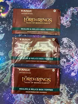 MTG Lord of the Ring Box Topper 3 Pack English Version - Image 1