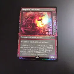 MTG The Great Magician of the Moon English version of Foil 4 - Image 5