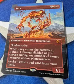 Fury Borderless NonFoil MTG MH2 Modern Horizons 2 - Image 1