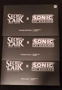 MTG Secret Lair SONIC Foil English version 3 types set - Image 1