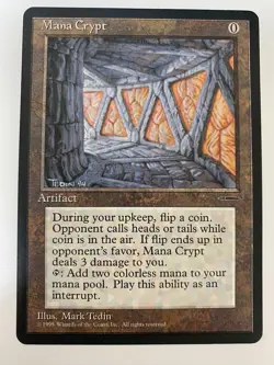 mtg Mana Crypt Old Frame English - Image 1