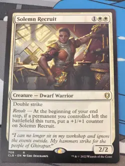MTG - Solemn Recruit - Baldurs Gate - Image 1