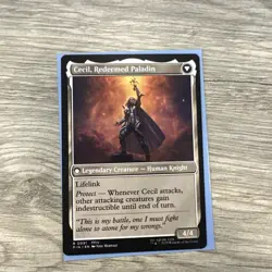 MTG Final Fantasy Cecil, Dark Knight Legendary Creature RARE REGULAR #0091 - Image 2