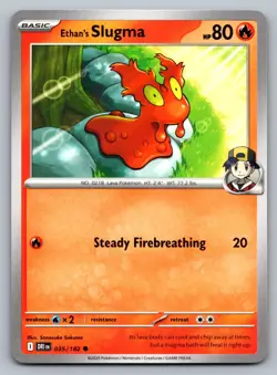 Pokemon TCG SV10: Destined Rivals Ethan's Slugma 035/182 - Image 1