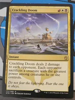 MTG - Crackling Doom - Khans of Tarkir - Image 1