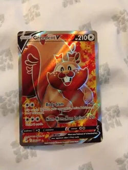 Greedent V 256/264 - Pokemon TCG Fusion Strike (2021) - Full Art - NM - Image 1