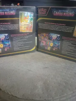 2x Pokemon TCG Chaos Rising Pokemon Center Elite Trainer Box ETB In hand - Image 2