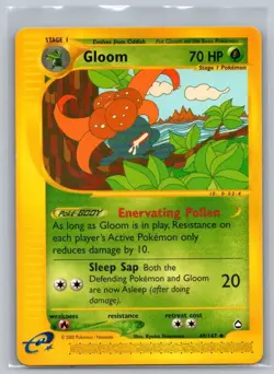 Gloom 49 Uncommon Aquapolis Pokemon Lightly Played - Image 1