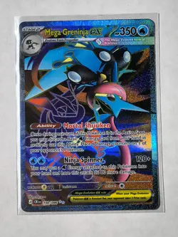 2026 POKEMON MEGA EVOLUTION CHAOS RISING MEGA GRENINJA EX ULTRA RARE 100/086 - Image 1