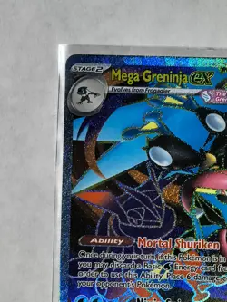 2026 POKEMON MEGA EVOLUTION CHAOS RISING MEGA GRENINJA EX ULTRA RARE 100/086 - Image 2