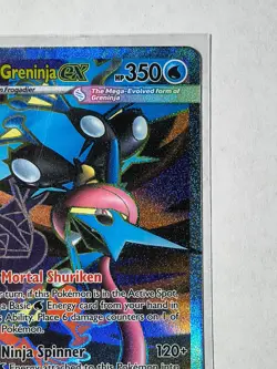 2026 POKEMON MEGA EVOLUTION CHAOS RISING MEGA GRENINJA EX ULTRA RARE 100/086 - Image 3