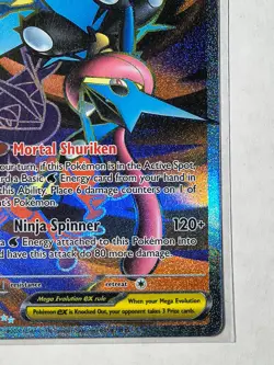 2026 POKEMON MEGA EVOLUTION CHAOS RISING MEGA GRENINJA EX ULTRA RARE 100/086 - Image 4