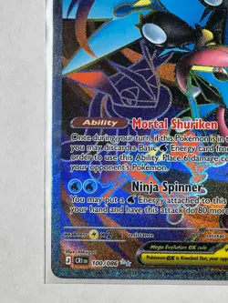 2026 POKEMON MEGA EVOLUTION CHAOS RISING MEGA GRENINJA EX ULTRA RARE 100/086 - Image 5